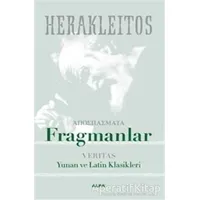 Fragmanlar - Herakleitos - Alfa Yayınları