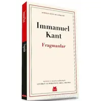 Fragmanlar - Immanuel Kant - Kırmızı Kedi Yayınevi