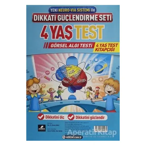 Dikkati Güçlendirme Seti 4 Yaş Test - Osman Abalı - Adeda Yayınları