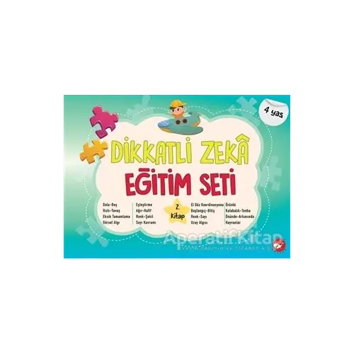 Dikkatli Zeka Eğitim Seti 2. Kitap (4 Yaş) - Neşe Duran - Beyaz Balina Yayınları