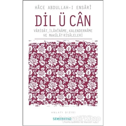 Dil Ü Can - Hace Abdullah-ı Ensari - Hacegan Yayıncılık