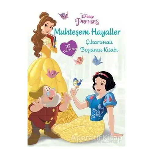 Disney Prenses Muhteşem Hayaller Çıkartmalı Boyama Kitabı - Kolektif - Doğan Egmont Yayıncılık