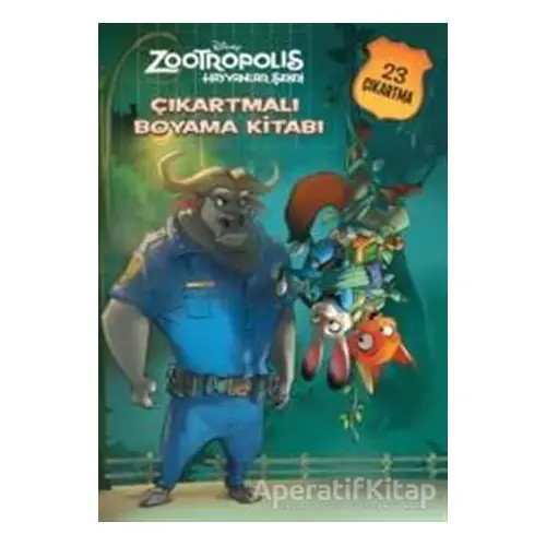 Disney Zootropolis Hayvanlar Şehri - Çıkartmalı Boyama Kitabı - Kolektif - Doğan Egmont Yayıncılık