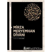 Mirza Meryemhan Divanı - Feyzi Çimen - DBY Yayınları