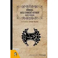 Diwana Mela Ehmede Heyderi - Mela Ehmede Heyderi - Dara Yayınları
