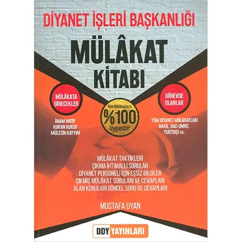 Diyanet İşleri Başkanlığı Mülakat Kitabı DDY Yayınları