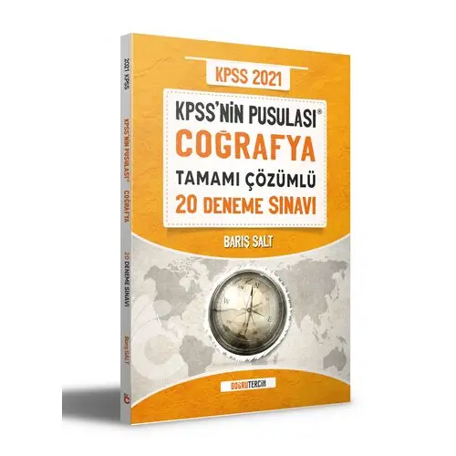 Doğru Tercih 2021 KPSSnin Pusulası Coğrafya Çözümlü 20 Deneme Sınavı