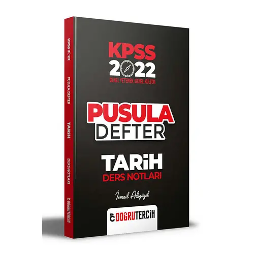 Doğru Tercih 2022 KPSS Tarih Pusula Defter Ders Notları