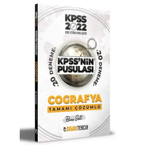 Doğru Tercih 2022 KPSS’NİN Pusulası Coğrafya Tamamı Çözümlü 20 Deneme