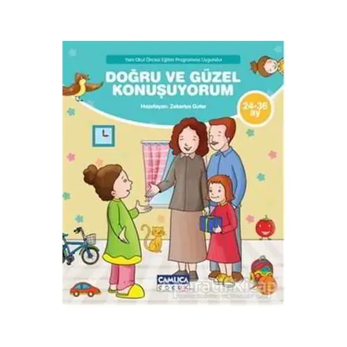 Doğru ve Güzel Konuşuyorum - Zekeriya Guter - Çamlıca Çocuk Yayınları