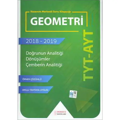 Doğrunun Analitiği, Dönüşümler, Çemberin Analitiği - Geometri - Derece Yayınları