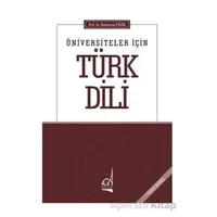 Üniversiteler İçin Türk Dili - Muharrem Ergin - Boğaziçi Yayınları