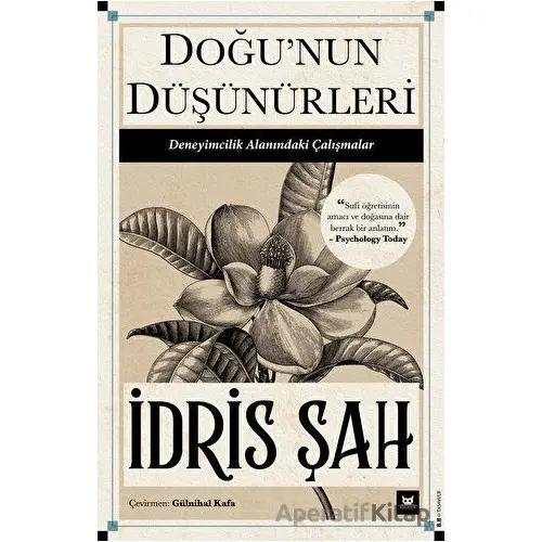 Doğunun Düşünürleri - İdris Şah - Beyaz Baykuş Yayınları