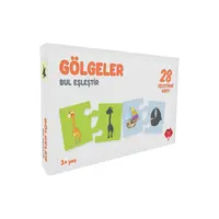 Gölgeler - Bul Eşleştir 28 Kart (3+ Yaş) Mikado Yayınları