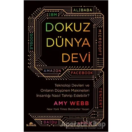 Dokuz Dünya Devi - Amy Webb - Kronik Kitap