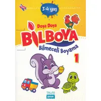 Doya Doya Bil Boya Bilmeceli Boyama 1 (3-4 Yaş) - Kolektif - Talas Yayınları