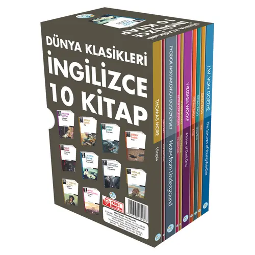 Dünya Klasikleri (İngilizce) Seti 10 Kitap Maviçatı Yayınları