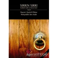 Sırrın Sırrı - Hazret-i Şeyhül-Ekber - Revak Kitabevi