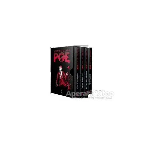 Edgar Allan Poe Seti (4 Kitap Takım) - Edgar Allan Poe - Ren Kitap