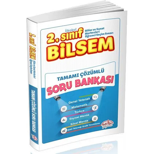 Editör 2.Sınıf Bilsem Çözümlü Soru Bankası