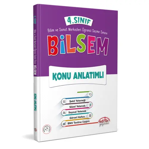 Editör 4.Sınıf Bilsem Konu Anlatımlı