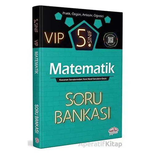 Editör 5. Sınıf VIP Matematik Soru Bankası