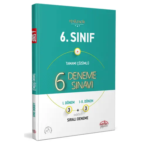 Editör 6.Sınıf 6 Fasiküllü Deneme Sınavı