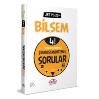 Editör 4.Sınıf BİLSEM Jet Plus Tamamı Çözümlü Çıkması Muhtemel Sorular