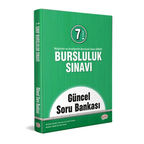 Editör 7.Sınıf Bursluluk Sınavı Güncel Soru Bankası