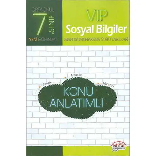 Editör 7.Sınıf VIP Sosyal Bilgiler Konu Anlatımlı