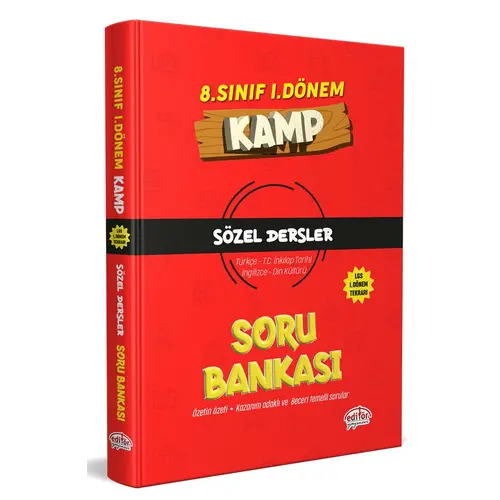 Editör 8. Sınıf 1. Dönem Kamp Sözel Soru Bankası