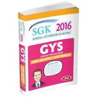 GYS SGK Sosyal Güvenlik Kurumu Konu Anlatımlı Soru Bankası (2016)
