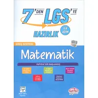 7 den LGS ye Hazırlık Matematik Editör Yayınları