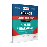 6.Sınıf Türkçe 1.Dönem Ortak Sınav 2. Yazılı Senaryoları Çözümlü Editör Yayınevi