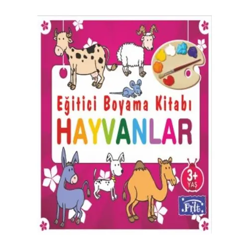 Eğitici Boyama Kitabı - Hayvanlar - Kolektif - Parıltı Yayınları