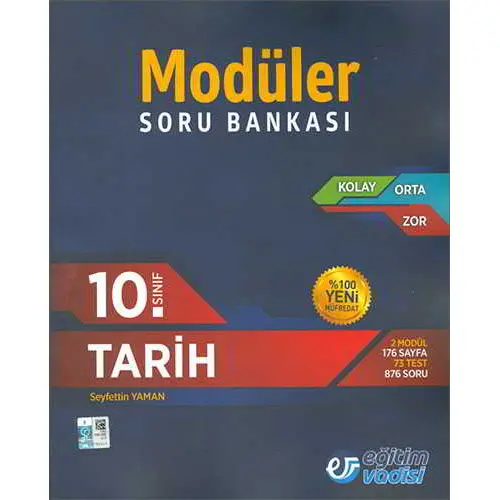 Eğitim Vadisi 10.Sınıf Tarih Modüler Soru Bankası