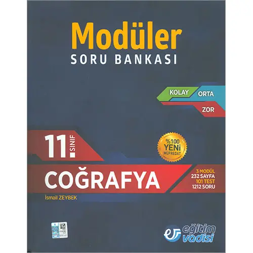 Eğitim Vadisi 11.Sınıf Coğrafya Modüler Soru Bankası