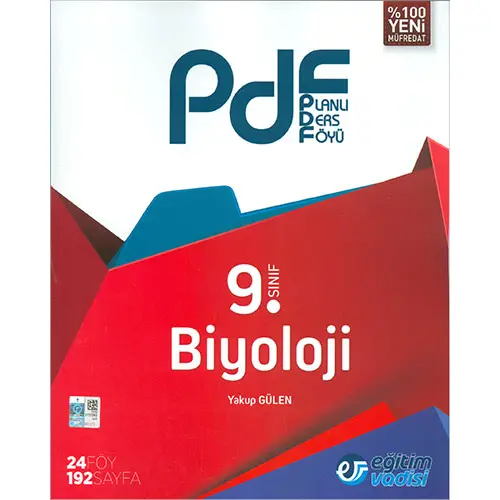 Eğitim Vadisi 9.Sınıf Biyoloji PDF Planlı Ders Föyü