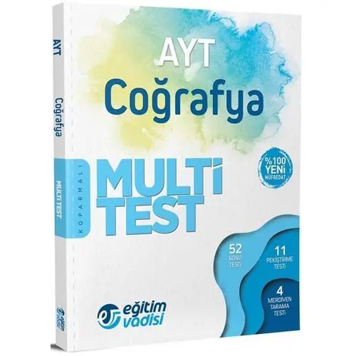 Eğitim Vadisi AYT Coğrafya Multi Test Soru Bankası (Kampanyalı)