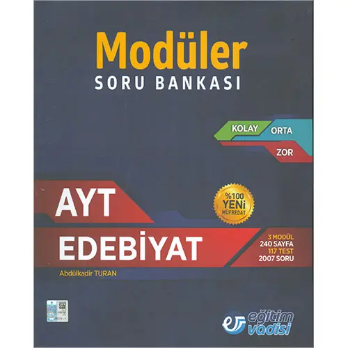 Eğitim Vadisi AYT Edebiyat Modüler Soru Bankası