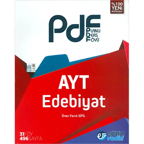 Eğitim Vadisi AYT Edebiyat PDF Planlı Ders Föyü