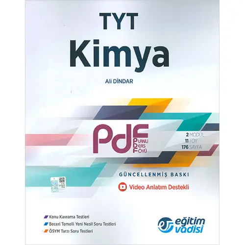 Eğitim Vadisi TYT PDF Kimya Video Anlatım Destekli