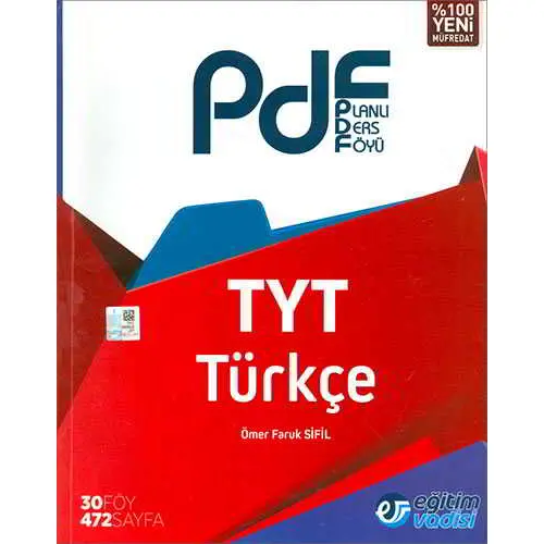 Eğitim Vadisi TYT Türkçe PDF Planlı Ders Föyü