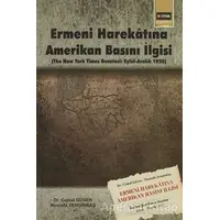 Ermeni Harekatına Amerikan Basını İlgisi - Mustafa Zenginbaş - Eğitim Yayınevi