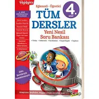 4. Sınıf Eğlenceli - Öğretici Tüm Dersler Yeni Nesil Soru Bankası