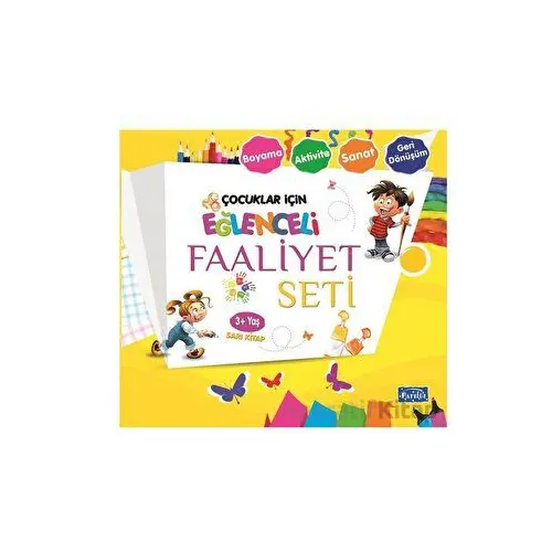 Eğlenceli Faaliyet Seti Sarı Kitap - 3 Yaş Üzeri - Kolektif - Parıltı Yayınları