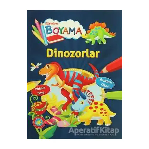 Eğlendiren Boyama - Dinozorlar - Kolektif - Parıltı Yayınları