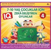 7-10 Yaş Çocuklar İçin IQ Zeka Geliştiren Oyunlar 4 - Bahar Çelik - Ekinoks Yayın Grubu