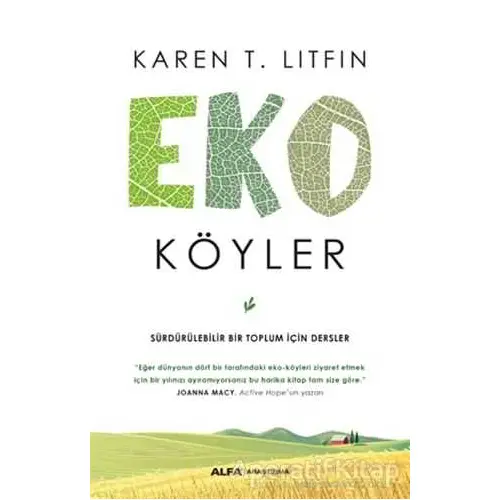 Eko - Köyler - Karen T. Litfin - Alfa Yayınları