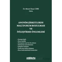 Anonim Şirketlerde Mali Durum Bozulması ve İyileştirme Önlemleri